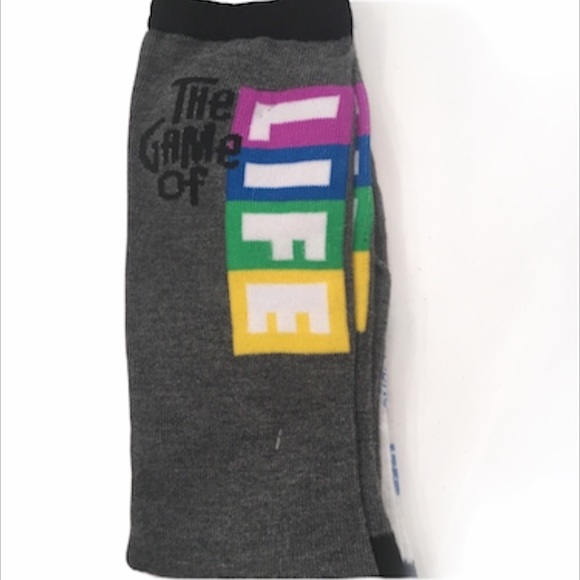 Hasbro The Game of Life Crew Socks 2 Pairs, Gray - Picture 3 of 5